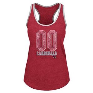 Arizona Cardinals Heather Red Tank Plus 1X NWT